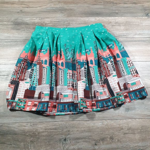 Unbranded Dresses & Skirts - Women's 3XL Skirt Box Pleat Broadway New York Radio City Theme NYC 39" Waist